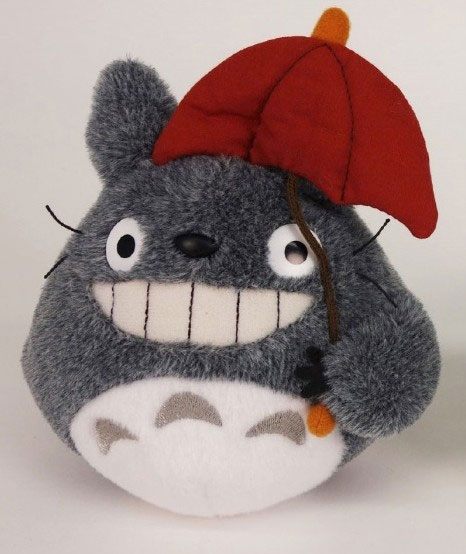 Peluche My Neighbor Totoro con Ombrello Rosso 15 cm Sun Arrow