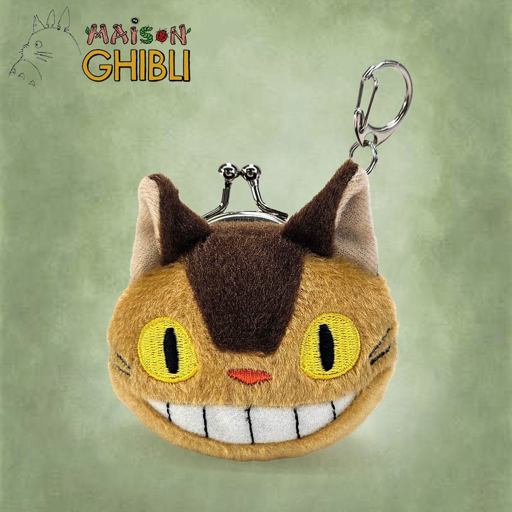 My Neighbor Totoro Funwari Mini Portamonete in Peluche Cat Bus - Sun Arrow