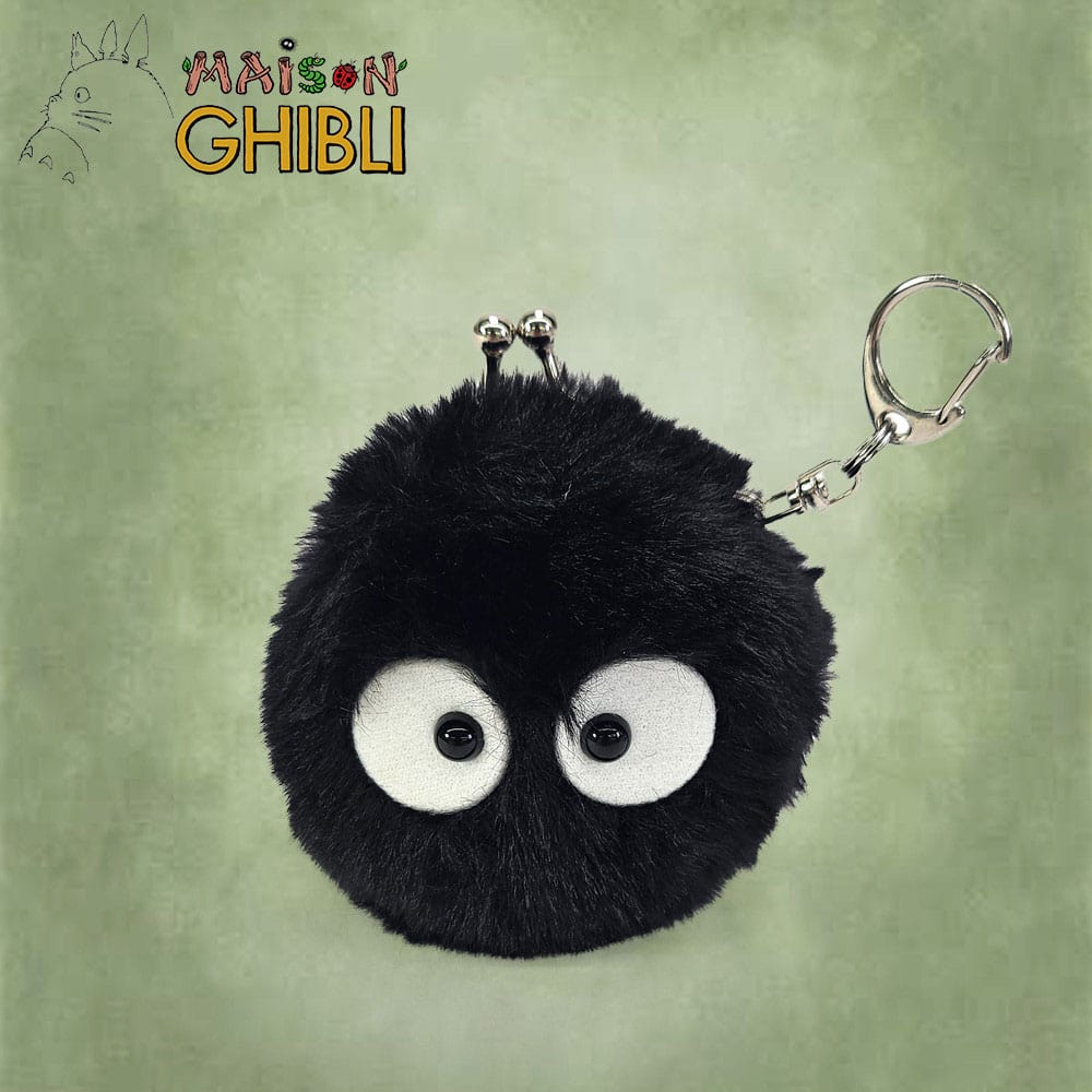 Portamonete in peluche Soot Sprite My Neighbor Totoro Funwari Mini - Sun Arrow
