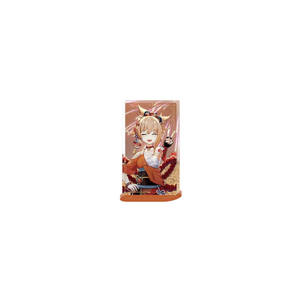 Genshin Impact Ornamento Acrilico con Effetto Sabbia: Yoimiya 11 cm