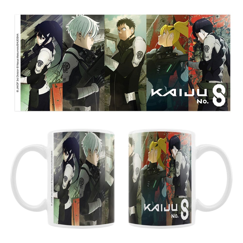 Kaiju No. 8 Tazza in Ceramica con Mina, Reno, Kafka, Kikoru, Hoshina - Sakami Merchandise