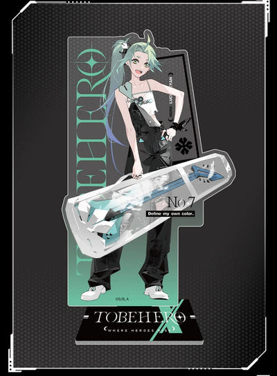 To Be Hero X - Acrylic Stand Lucky Cyan, Serie Hero Show, 17 cm - Sakami Merchandise