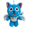 Sakami Merchandise - Fairy Tail Plush Figure & Keychain Happy 10 cm
