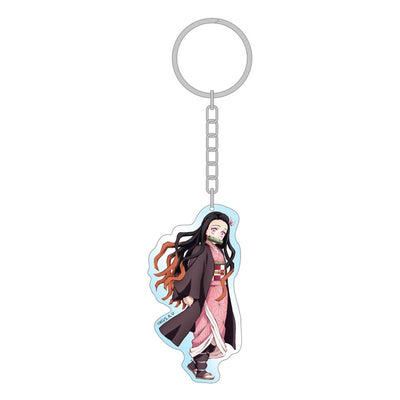Demon Slayer: Kimetsu no Yaiba Portachiavi Acrilico Nezuko Olografico 7 cm