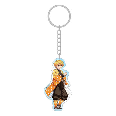 Demon Slayer Portachiavi Acrilico Zenitsu Olografico 7 cm Sakami Merchandise