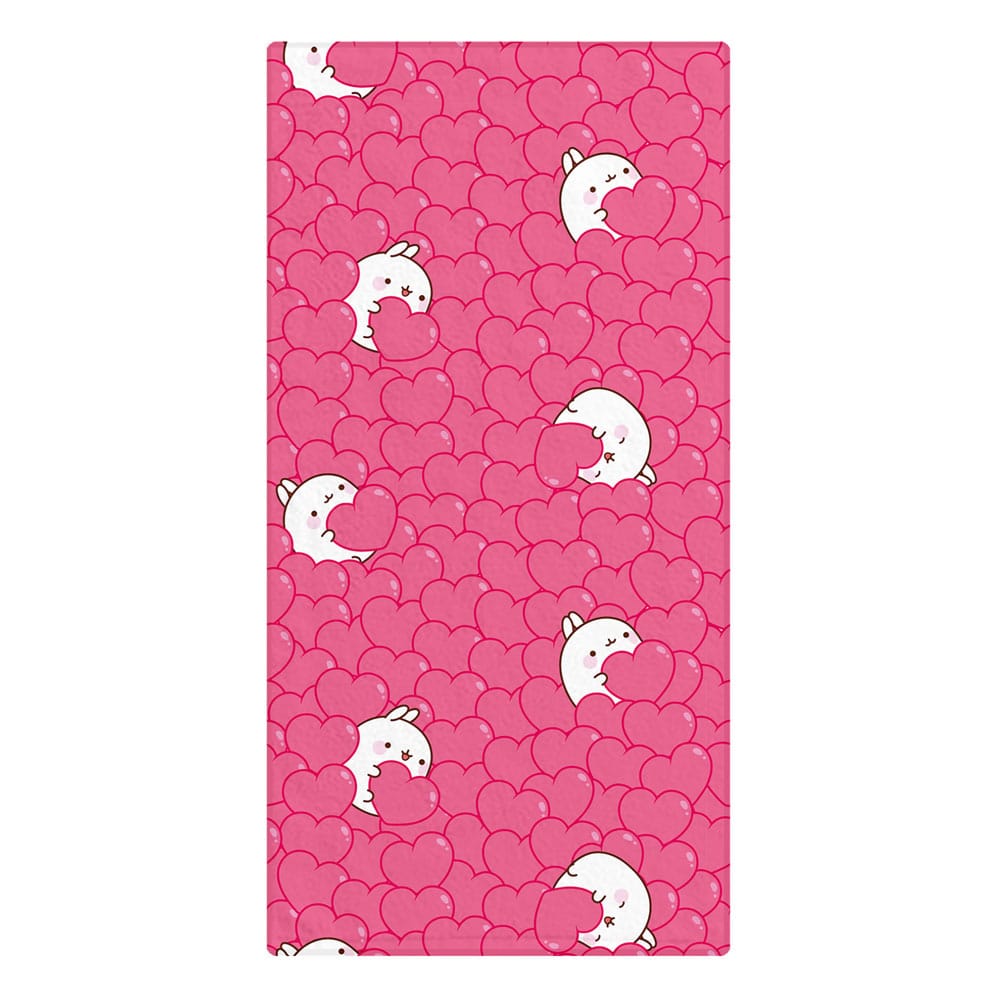 Molang Asciugamano Cuori 150 x 75 cm – Sakami Merchandise