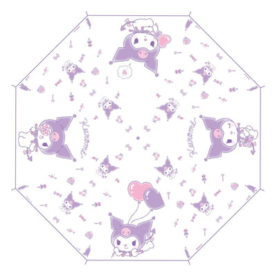 Ombrello Trasparente Kuromi Sanrio con Manico a Forma di Cane – Sakami Merchandise