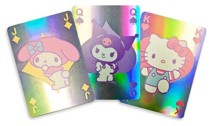 Sanrio Mazzo di Carte da Gioco Hello Kitty & Friends Cupcake Francese Olografico Sakami