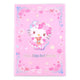 Quaderno Sanrio Hello Kitty & Friends Sakura Series con motivo olografico a scacchi, formato A5 - Sakami Merchandise