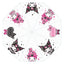 Sanrio Pink Black Party Series Ombrello Trasparente Kuromi & My Melody - Sakami Merchandise