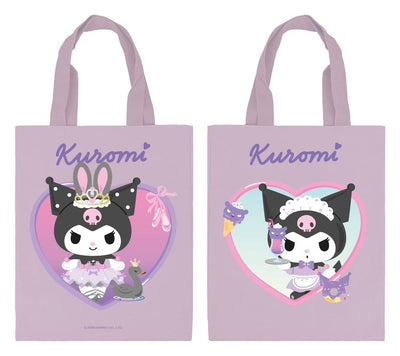 Sanrio Tote Bag Kuromi My Dream – Borsa in cotone e poliestere, 34x43 cm