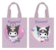 Sanrio Tote Bag Kuromi My Dream – Borsa in cotone e poliestere, 34x43 cm
