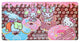 Sanrio Pink Black Party Series Tappetino per Mouse XXL Hello Kitty & Friends Donuts - Sakami Merchandise