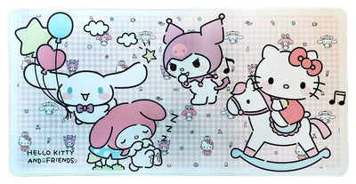 Sanrio Pink Black Party Series XXL Tappetino per Mouse Hello Kitty & Friends, 80x40 cm
