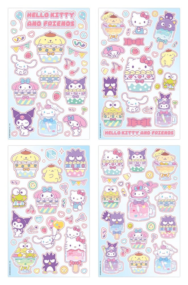 Sanrio Sticker Pack Hello Kitty & Friends 03 Cupcake - Sakami Merchandise