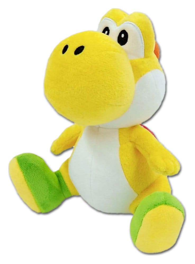 Peluche Yoshi Giallo Super Mario 20 cm Sanei