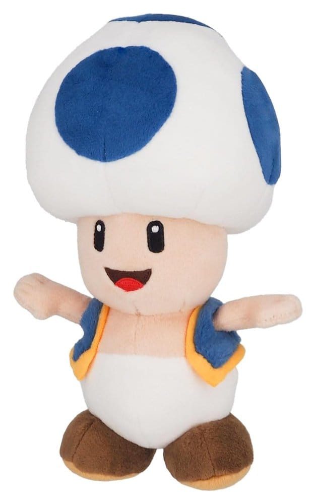 Peluche Super Mario Toad 20 cm Sanei