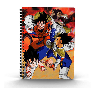 Dragon Ball Z Quaderno A5 con effetto 3D Goku vs Vegeta - SD Toys