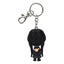 Portachiavi Wednesday Addams con Thing, PVC 7 cm - SD Toys