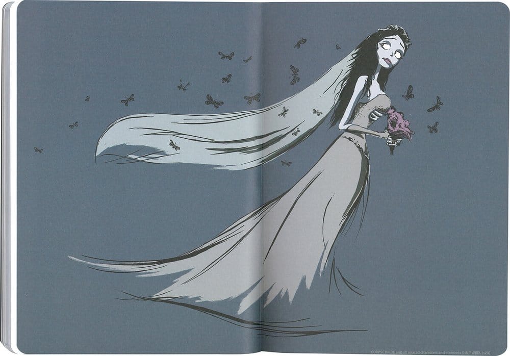 Quaderno Corpse Bride - Emily, copertina morbida, 21 cm - SD Toys