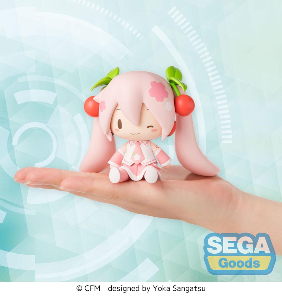 Hatsune Miku Fuwa Petit Chibi Figura Sakura Miku 8 cm - Sega