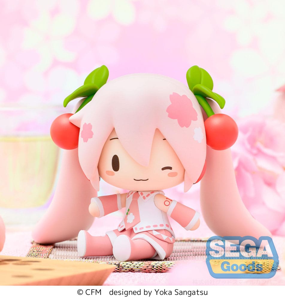 Hatsune Miku Fuwa Petit Chibi Figura Sakura Miku 8 cm - Sega