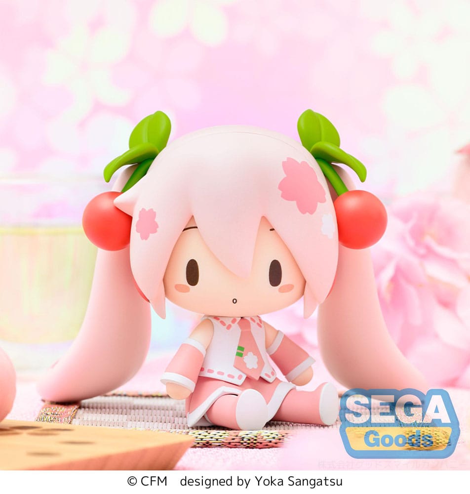 Hatsune Miku Fuwa Petit Chibi Figura Sakura Miku 8 cm - Sega