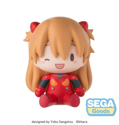 Evangelion: New Theatrical Edition Fuwa Petit Chibi Figure Asuka Plug Suit 8 cm - Sega