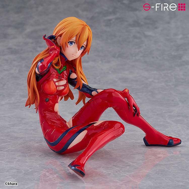Statua PVC Asuka Langley Rebuild of Evangelion S-Fire 1/7 da 12 cm Sega