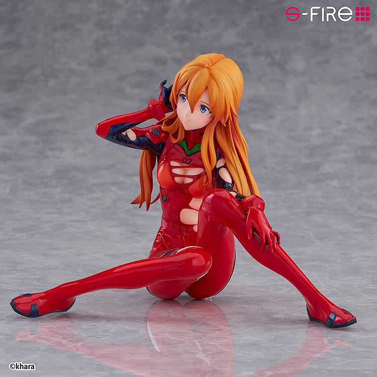 Statua PVC Asuka Langley Rebuild of Evangelion S-Fire 1/7 da 12 cm Sega