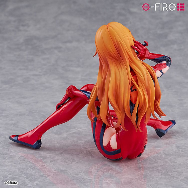 Statua PVC Asuka Langley Rebuild of Evangelion S-Fire 1/7 da 12 cm Sega