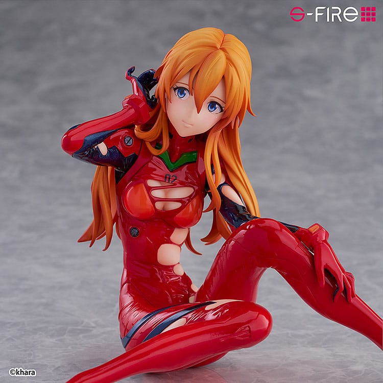 Statua PVC Asuka Langley Rebuild of Evangelion S-Fire 1/7 da 12 cm Sega