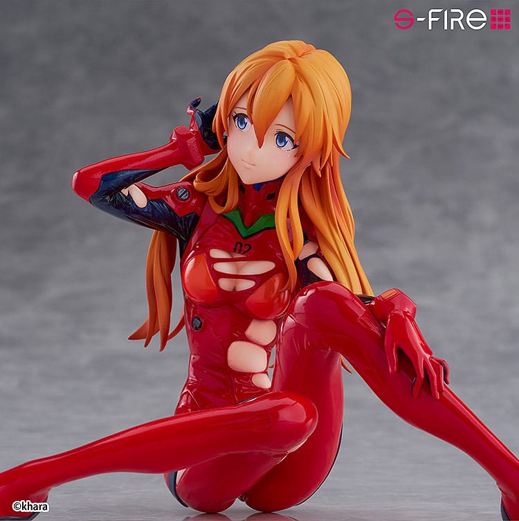 Statua PVC Asuka Langley Rebuild of Evangelion S-Fire 1/7 da 12 cm Sega