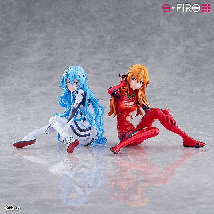 Statua PVC Asuka Langley Rebuild of Evangelion S-Fire 1/7 da 12 cm Sega