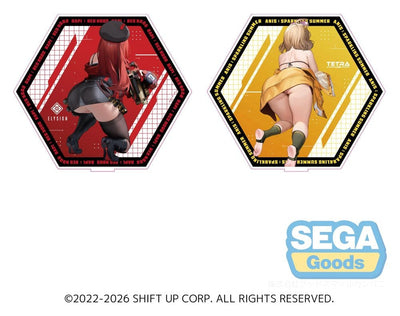 Goddess of Victory: Nikke Acrylic Stand PtZ Double-Sided Rapi: Red Hood / Anis: Sparkling Summer 25 cm Sega