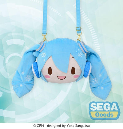 Borsa a tracolla Fuwa Petit Hatsune Miku Snow Miku di Character Vocal Series 01, Sega