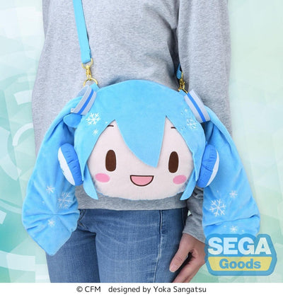 Borsa a tracolla Fuwa Petit Hatsune Miku Snow Miku di Character Vocal Series 01, Sega