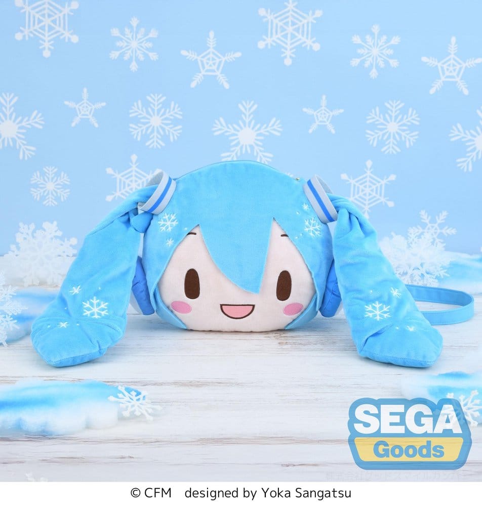 Borsa a tracolla Fuwa Petit Hatsune Miku Snow Miku di Character Vocal Series 01, Sega