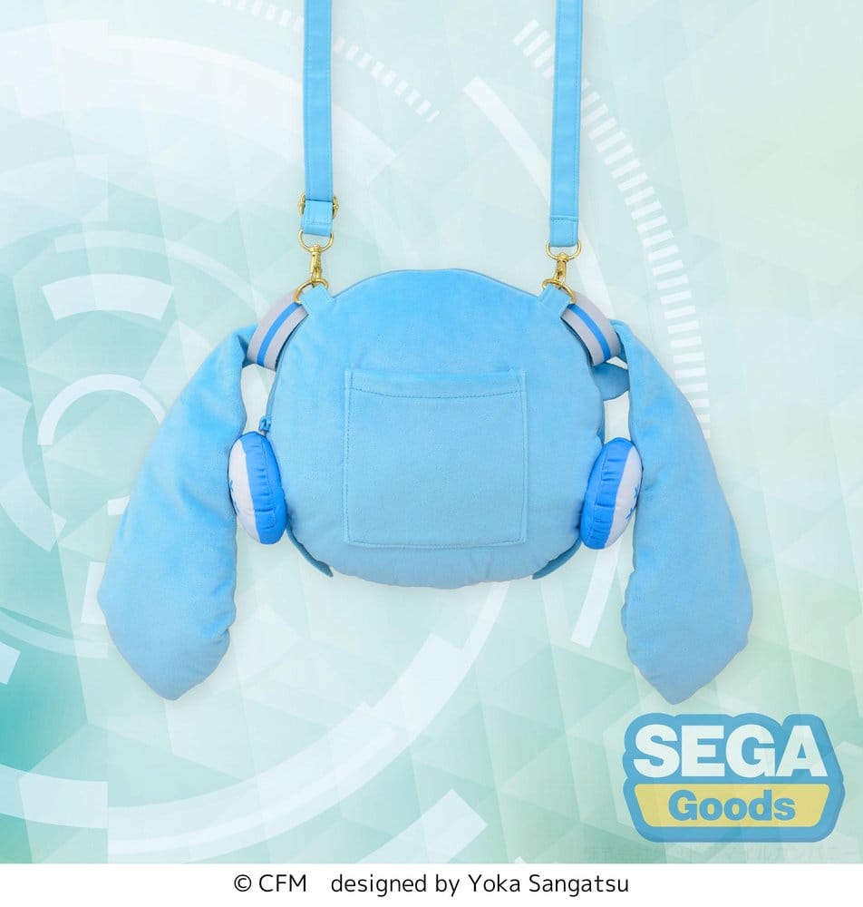 Borsa a tracolla Fuwa Petit Hatsune Miku Snow Miku di Character Vocal Series 01, Sega