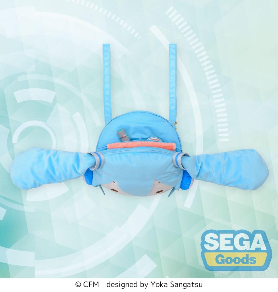 Borsa a tracolla Fuwa Petit Hatsune Miku Snow Miku di Character Vocal Series 01, Sega
