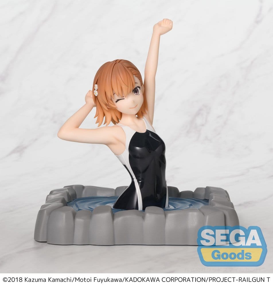 A Certain Scientific Railgun T Thermae Utopia Statua PVC Mikoto Misaka 14 cm Sega