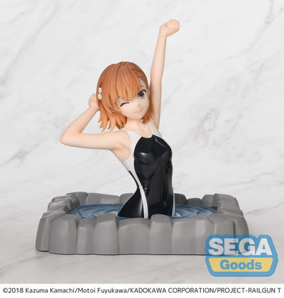 A Certain Scientific Railgun T Thermae Utopia Statua PVC Mikoto Misaka 14 cm Sega