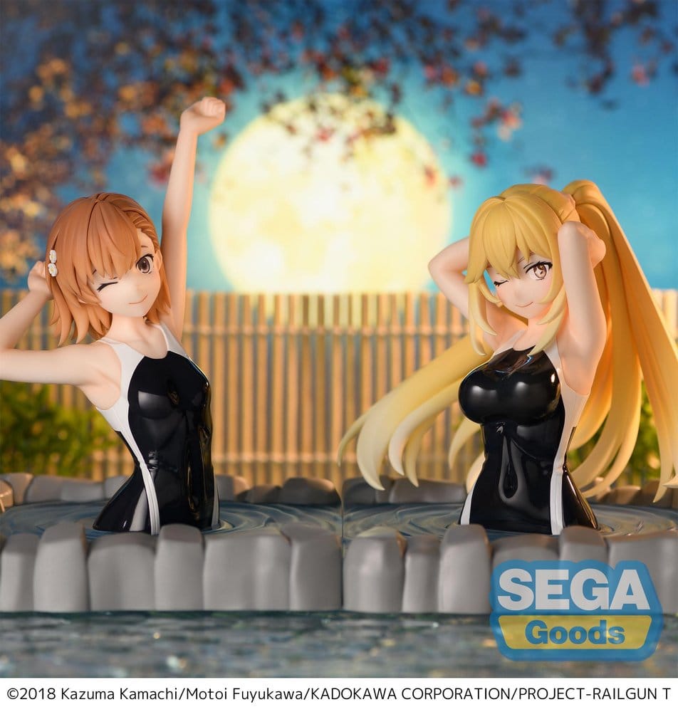 A Certain Scientific Railgun T Thermae Utopia Statua PVC Mikoto Misaka 14 cm Sega
