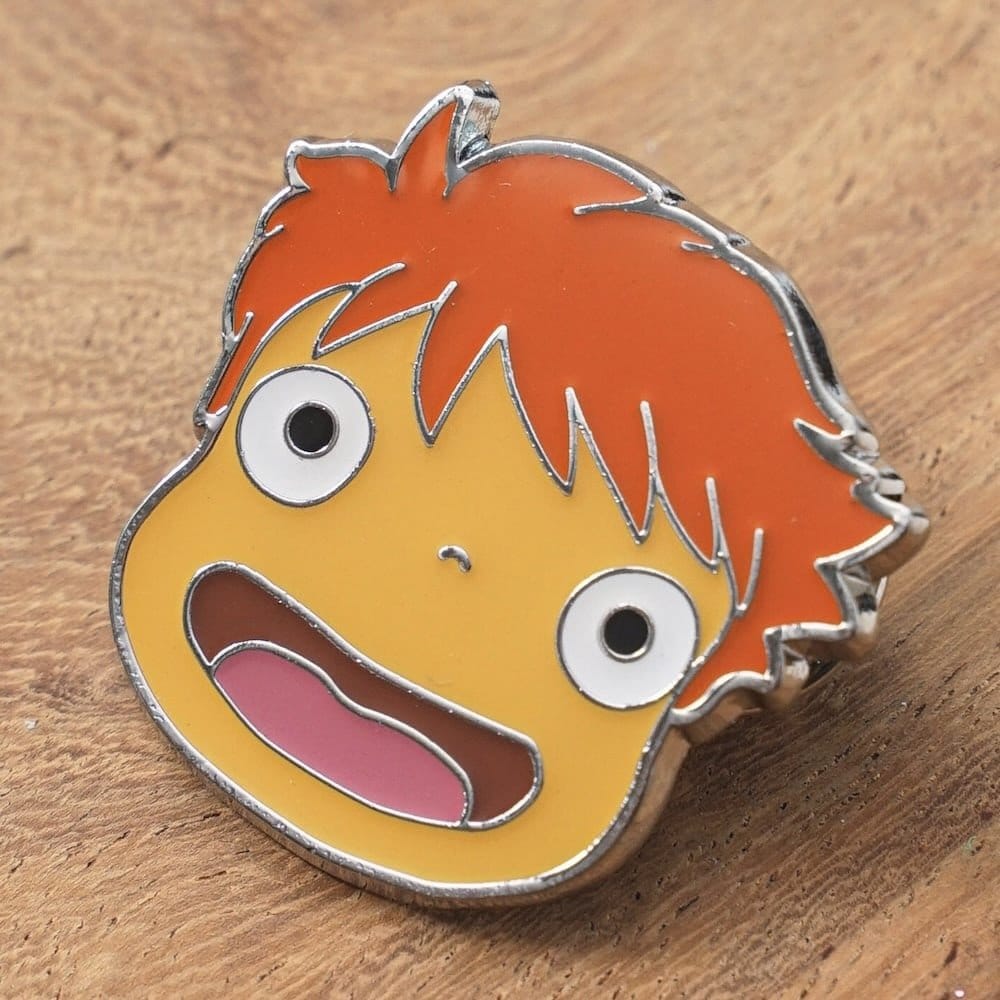 Spilla Ponyo primo piano di Ponyo, Studio Ghibli, Benelic