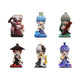 Original Character Trading Figures Huozai Wusheng Group Portrait Series 8 cm - Assortimento da 6