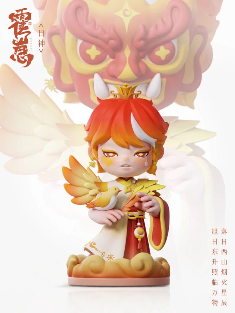 Original Character Trading Figures Huozai Wusheng Group Portrait Series 8 cm - Assortimento da 6