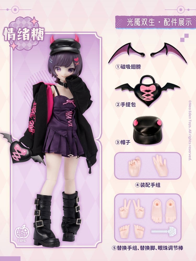 Angel & Demon Light Demon Twins MJD Blind Doll a sorpresa 22 cm, assortimento da 6 figure - Shenzhen Mabell Animation Development