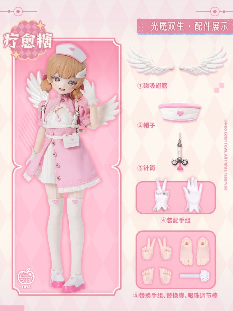 Angel & Demon Light Demon Twins MJD Blind Doll a sorpresa 22 cm, assortimento da 6 figure - Shenzhen Mabell Animation Development