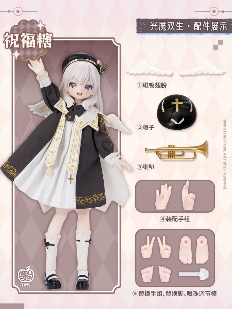 Angel & Demon Light Demon Twins MJD Blind Doll a sorpresa 22 cm, assortimento da 6 figure - Shenzhen Mabell Animation Development