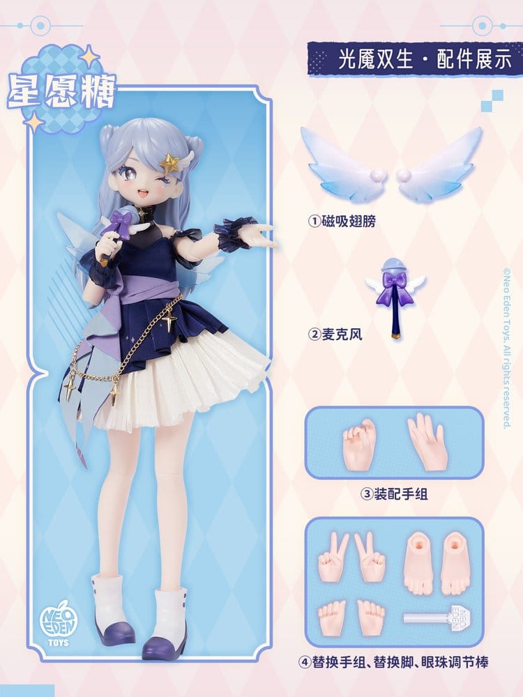 Angel & Demon Light Demon Twins MJD Blind Doll a sorpresa 22 cm, assortimento da 6 figure - Shenzhen Mabell Animation Development